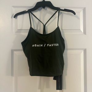 NWT Size Small Virus Again Faster Padded Sports Top